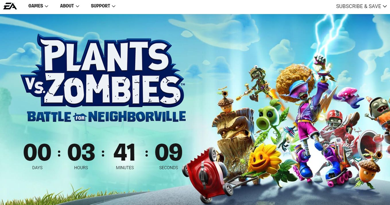 Plants vs Zombies: Battle for Neighborville's trailer and map have leaked