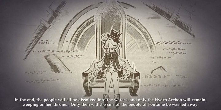 Crying Furina in Genshin Impact; Mystery of Lucine Fountain Explained - picture #4