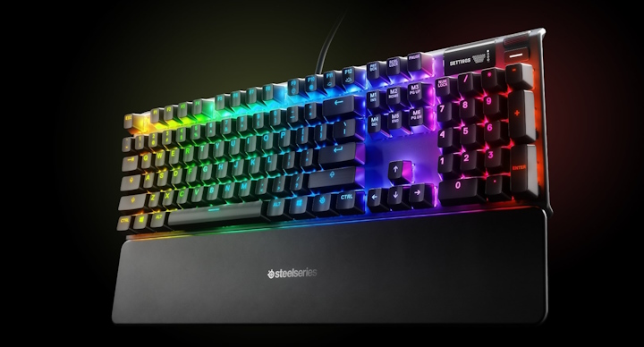 Źródło: SteelSeries, grafika promocyjna. - Model SteelSeries Apex 7 to Mercedes wśród klawiatur gamingowych, a Amazon obniżył jego cenę do rekordowo niskiej kwoty. Polskie sklepy mogą tylko pomarzyć o takiej ofercie - wiadomość - 2024-06-25