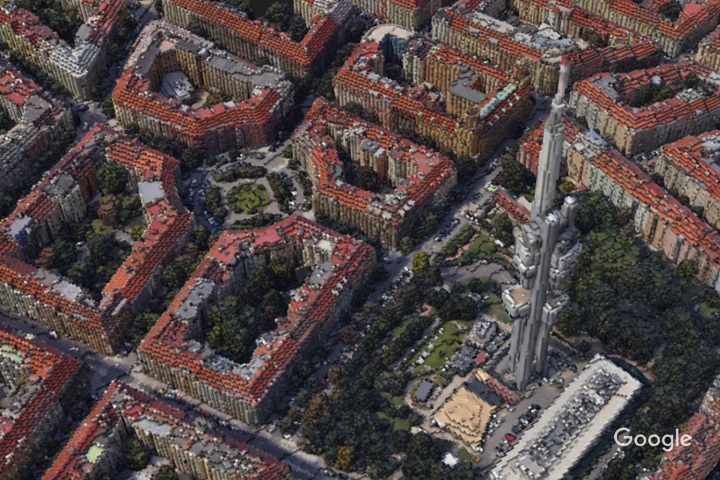 Źródło: Voxel Earth - Programista stworzył aplikację, która przerabia Google Maps na mapę w Minecrafcie, efekty są niesamowite - wiadomość - 2024-06-25