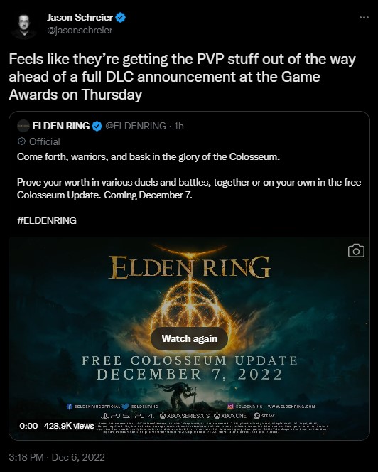 Colosseum for Elden Ring Announced; And Its Free - picture #1