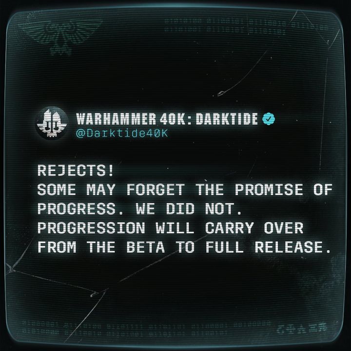 Warhammer Darktide: Does Progress From the Beta Carry Over to the Full Game? - picture #1