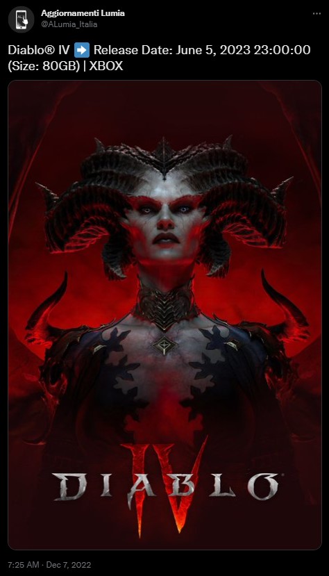 Diablo 4 Release Date Found in Microsoft Store - picture #1