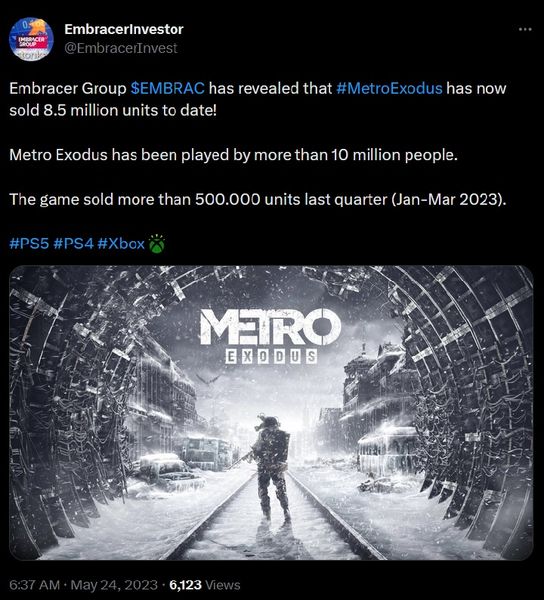 Metro Exodus Huge Popularity is a Good Sign for the Future - picture #1