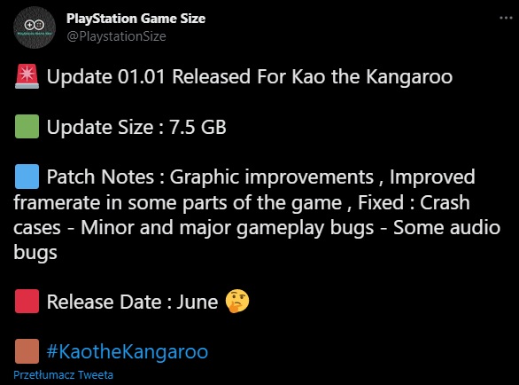 Kao the Kangaroo Release Date Leaked - picture #1