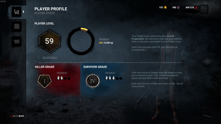 Everything about Player Profile in DBD - picture #1