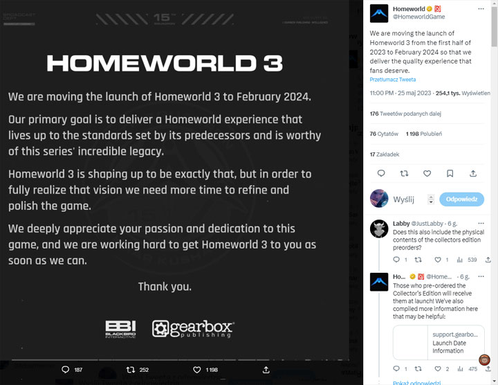 Homeworld 3 Significantly Delayed; Devs Unwilling to Compromise - picture #1