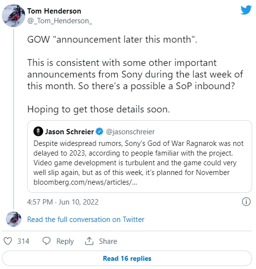 God of War Ragnarok in 2022, Claims Schreier; Release Date Coming Soon - picture #1