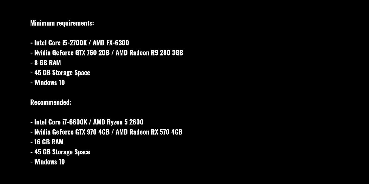 Possible System Requirements for GTA: The Trilogy - The Definitive Edition Leaked - picture #1