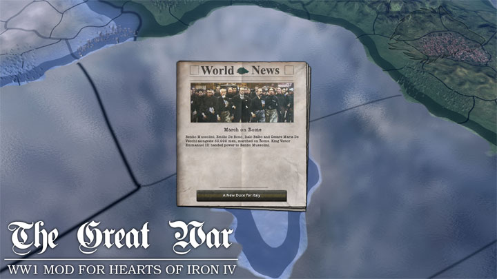 HoI4: The Great War - New Version of Ambitious Hearts of Iron IV Mod Goes Live - picture #1