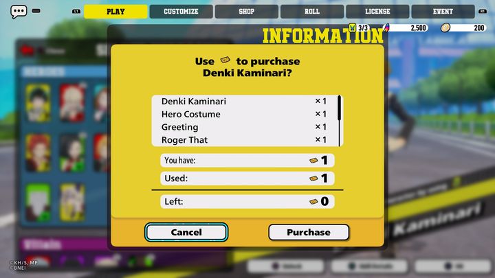 Everything about Character Tickets in My Hero Ultra Rumble - picture #1