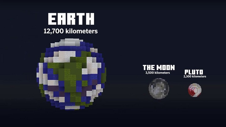 PLAYING MINECRAFT ON A 1:1 SCALE OF EARTH! 