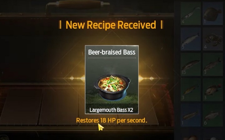 How to get Black Bass in Undawn; Cook Beer-Braised Bass - picture #2
