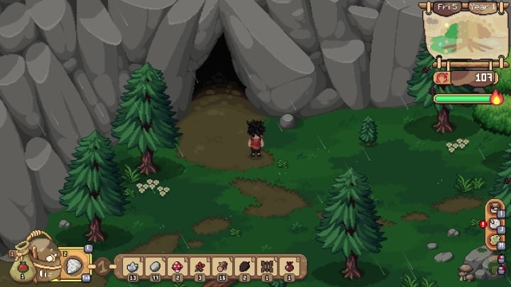 Cave puzzle in Roots of Pacha - picture #1