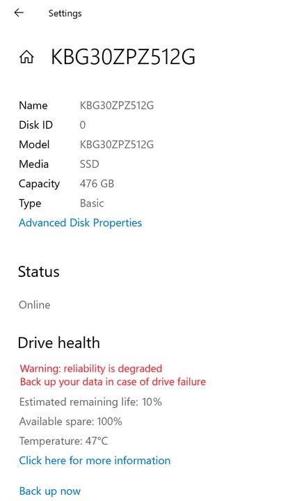 Windows 10 Will Warn of SSD Malfunction - picture #3