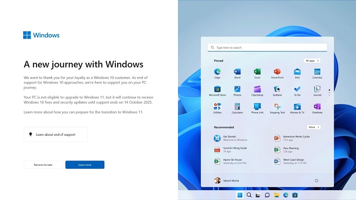 Źródło: Windows Latest - Microsoft znowu zachęca do przesiadki na Windowsa 11, pełnoekranowe bannery denerwują użytkowników - wiadomość - 2024-06-05