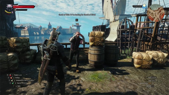 You can start the adventure in Novigrad’s port. - The Witcher 3 has received a new small add-on. Fan-made Song of the Wind lets you dive into a new adventure with Geralt - news - 2024-10-07