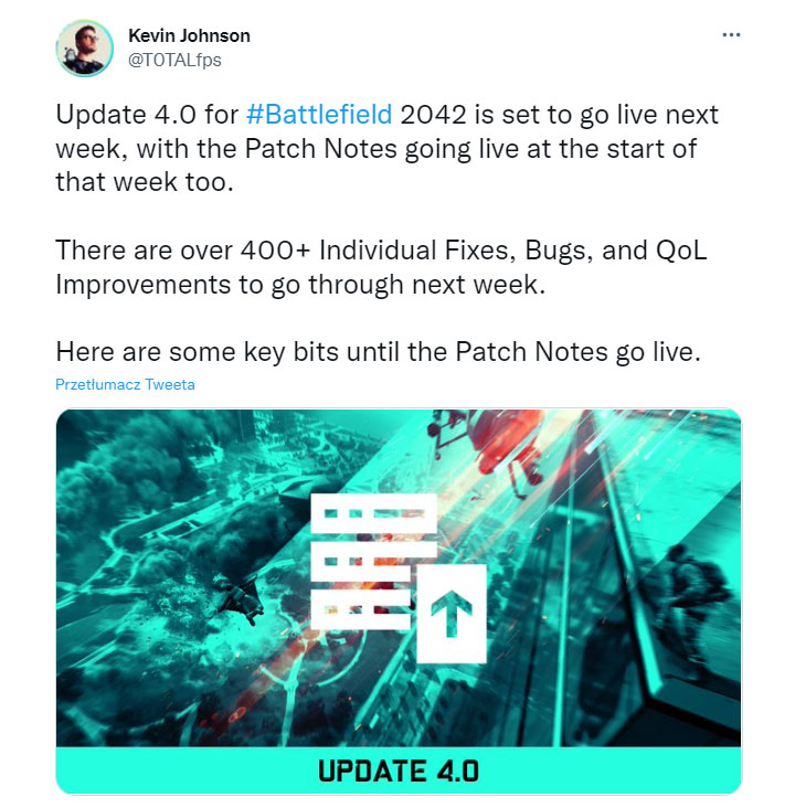 400 Fixes and Improvements for Battlefield 2042 - Patch 4.0 In Detail - picture #1