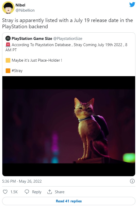 PSN Adds Release Date for Cyberpunk Cat Game Stray - picture #1