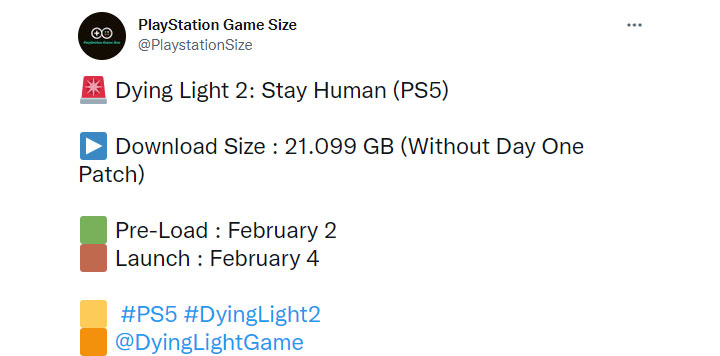 Dying Light 2 Storage Requirements on PS5 - picture #1