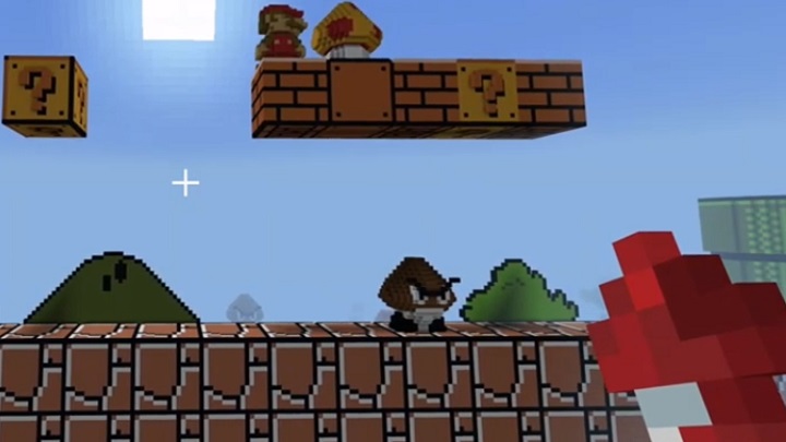 Minecraft Fan Recreated First Stage of Super Mario Bros - picture #1
