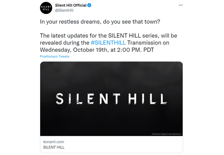Silent Hill Will Return; Konami Announces Presentation [UPDATE] - picture #1