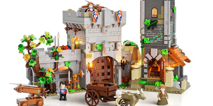 Źródło: FunWhole, materiały promocyjne - Konkurent LEGO ma w swojej ofercie coś dla fanów Manor Lords i Kingdom Come: Deliverance. Licząca ponad 1600 elementów średniowieczna wieża strażnicza robi piorunujące wrażenie - wiadomość - 2024-06-17