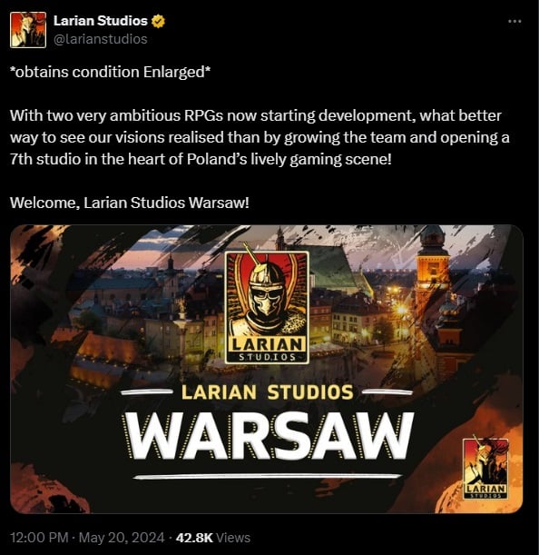 Źródło: X, Larian Studios