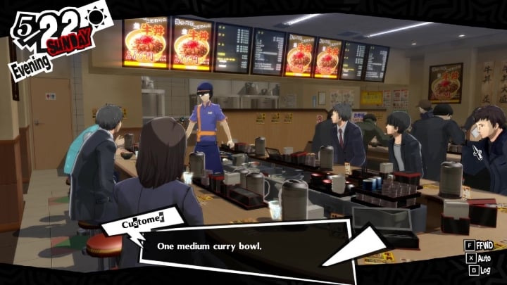 Persona 5 Royal - Beef bowl taking orders answers - picture #4