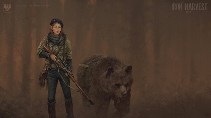 Iron Harvests main heroes are a sniper named Anna and the bear Wojtek - picture #1