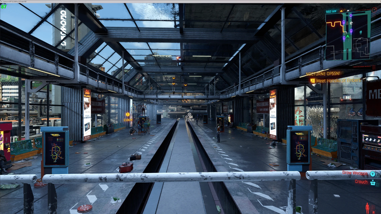 Źródło: Nexus mods - W Cyberpunku 2077 możecie teraz przejść się stacjami metra w Night City. Moder odblokował zamknięte lokacje - wiadomość - 2024-06-18