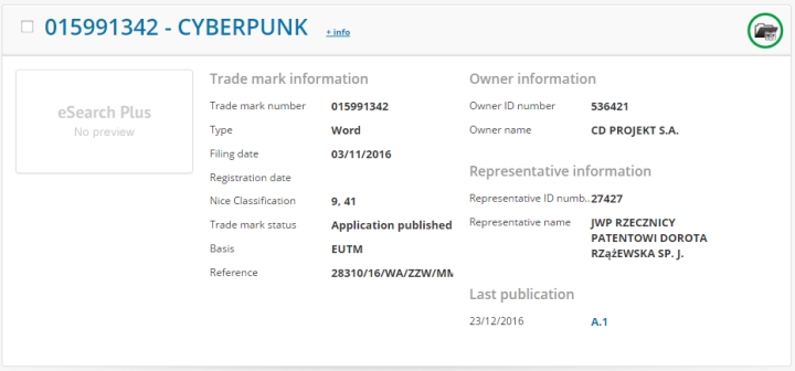 CD Projekt wants to trademark the term cyberpunk - picture #1