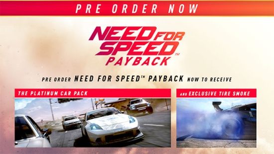 Pre-order Need for Speed: Payback to get exclusive tire smoke colour - picture #1