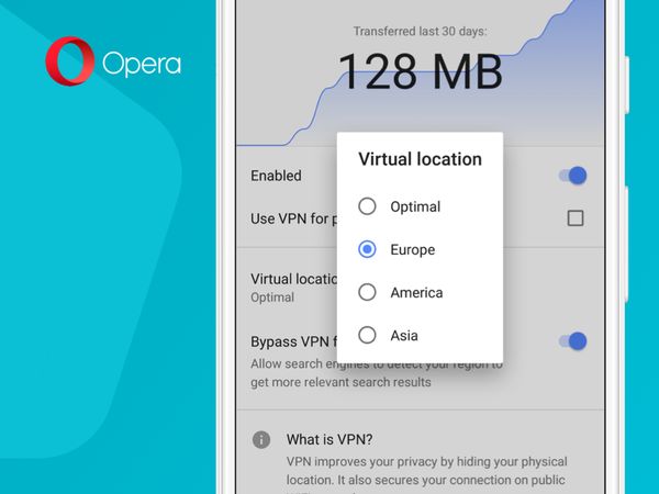 Free VPN in Latest Mobile Opera - picture #2