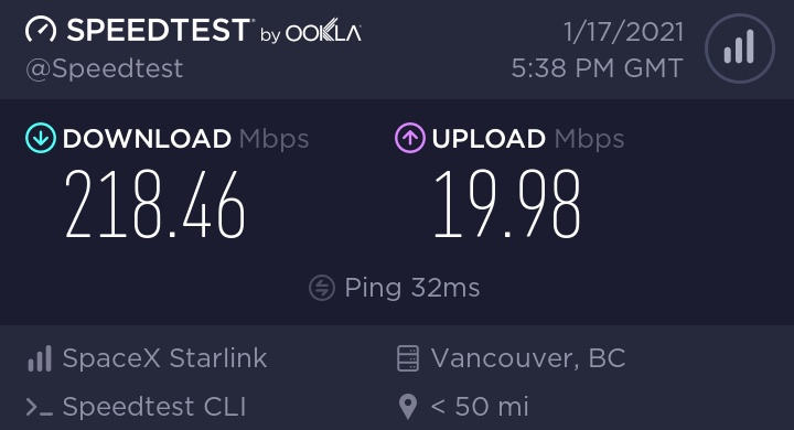 Elon Musks Starlink Internet Speeds Up to Over 200 Mbps - picture #1