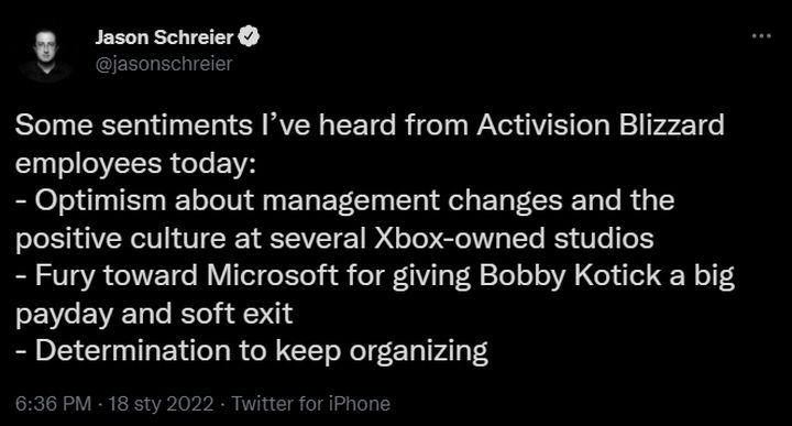 Kotick May Leave as Activision Blizzards CEO; Schreier on Employee Reactions - picture #1