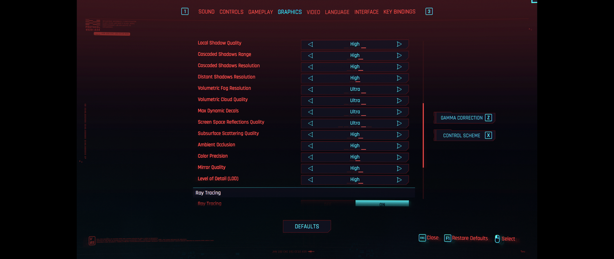 Cyberpunk 2077 Settings and Graphic Options in PC Version - picture #2