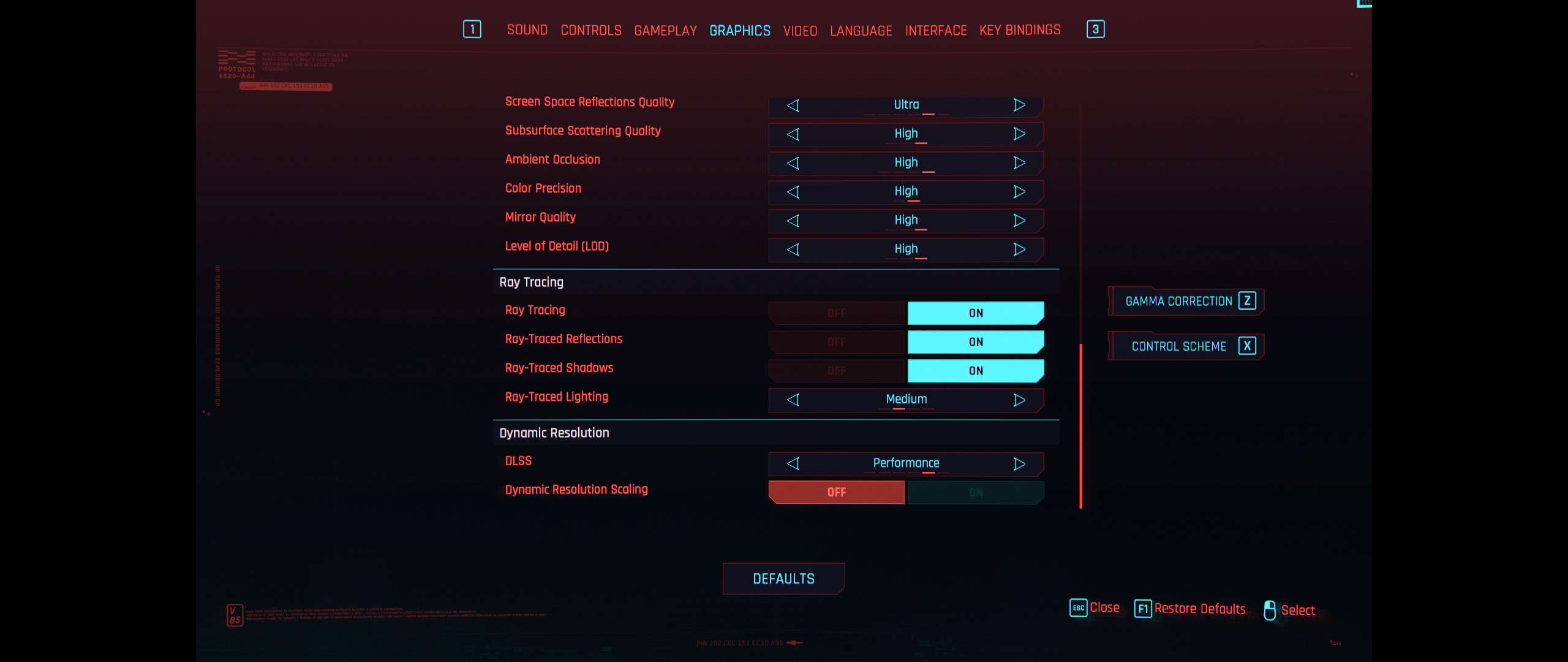 Cyberpunk 2077 Settings and Graphic Options in PC Version - picture #3