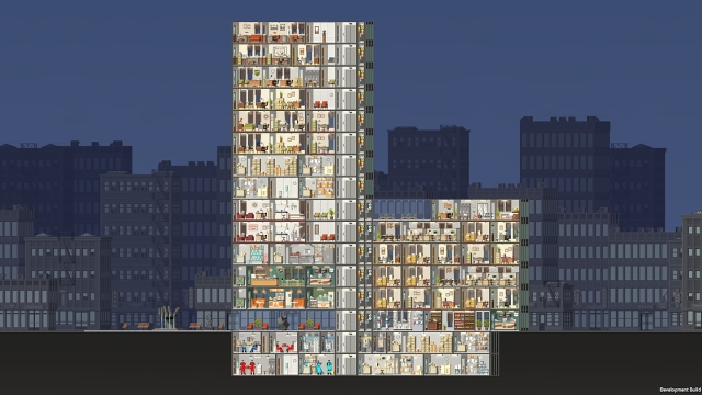 Manage a modern skyscraper in Project Highrise - picture #1