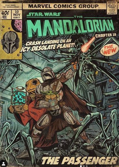 The Mandalorian Fan is Great at Making Marvel-style Covers - picture #1