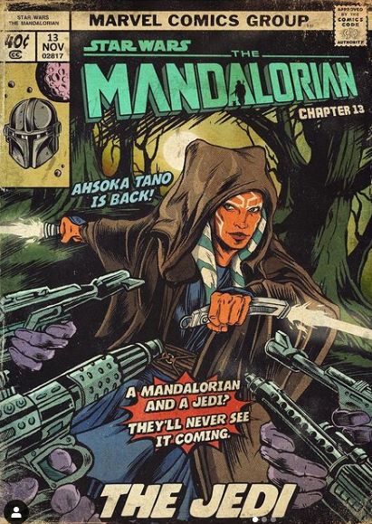 The Mandalorian Fan is Great at Making Marvel-style Covers - picture #2