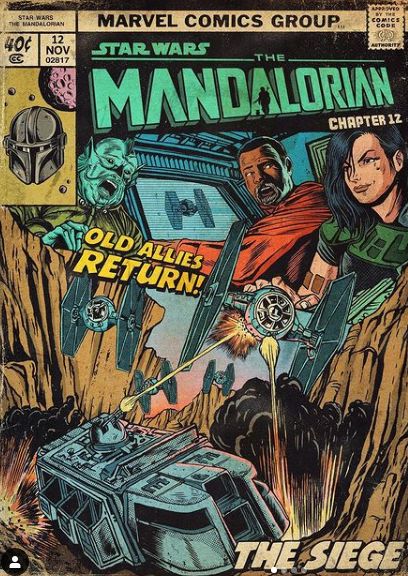 The Mandalorian Fan is Great at Making Marvel-style Covers - picture #3