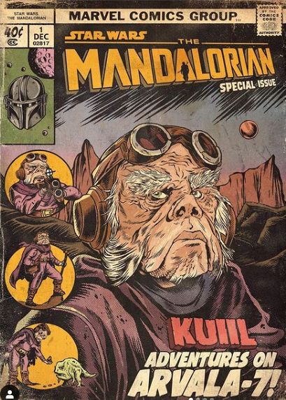 The Mandalorian Fan is Great at Making Marvel-style Covers - picture #4
