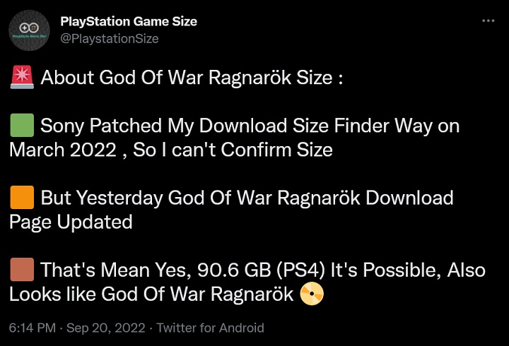 God of War Ragnarok Twice as Big as Its Predecessor (Rumor) - picture #1