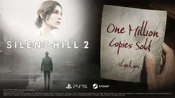 Silent Hill 2 Remake achieves in days what the 2001 original took over a month. Total sales of the game exceeded one million copies - image #1