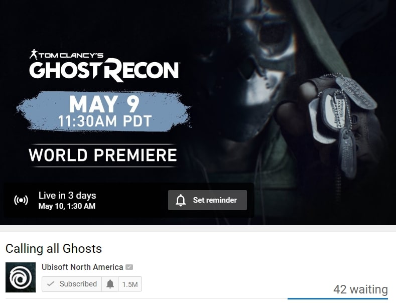 New Ghost Recon Game will Indeed be Announced on May 9 - picture #2