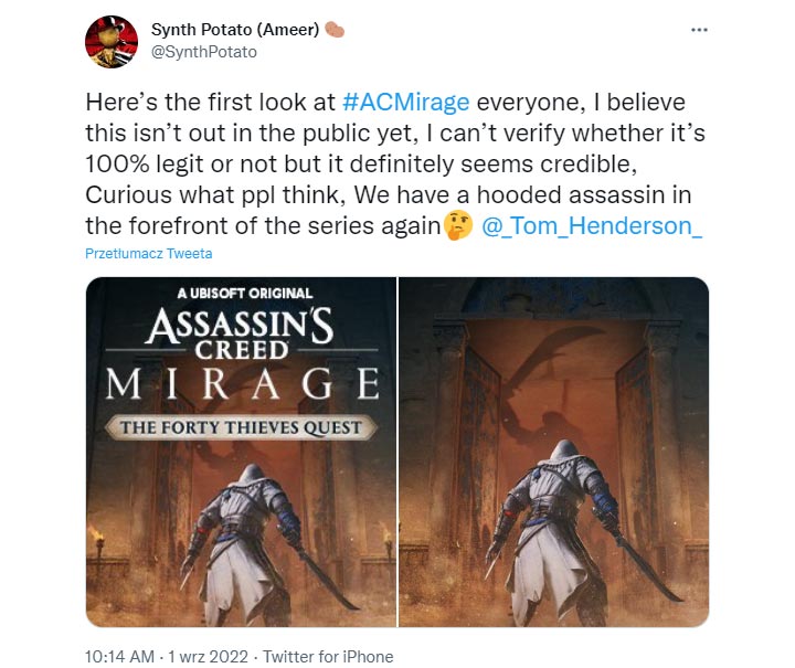Assassins Creed Mirage Revealed [UPDATED] - picture #1