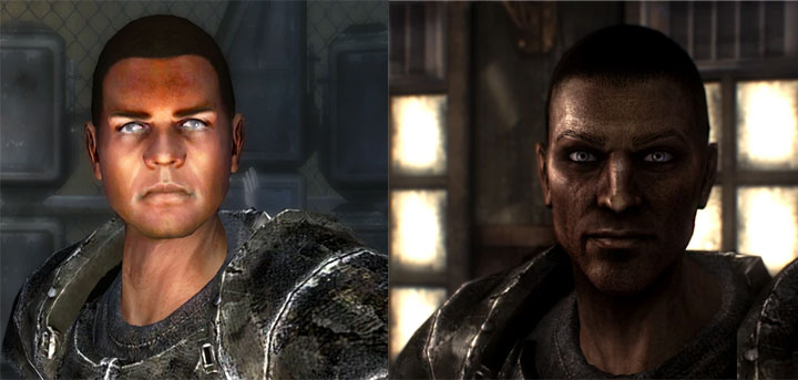 Po lewej standardowa wersja gry, po prawej wersja z modem Fallout Character Overhaul. Źródło fot. Bethesda & Drumber. - Co potrzebujesz, by dzisiaj zagrać w Fallout New Vegas. Najlepsze mody na start - wiadomość - 2024-04-18