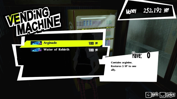 Persona 5 Royal - SP recovery items - picture #1