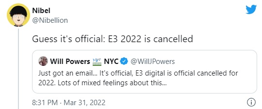 E3 2022 Cancelled [UPDATED] - picture #1